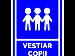 indicator pentru vestiar copii