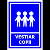 indicator pentru vestiar copii